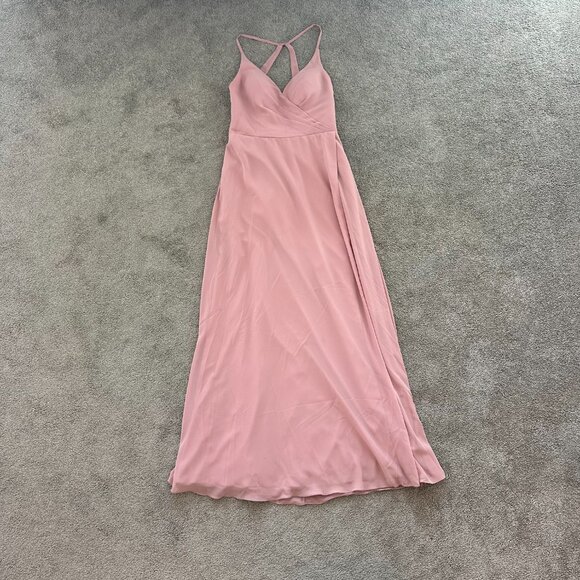 Azazie Davis Dress - Dusty Rose - Picture 1 of 7